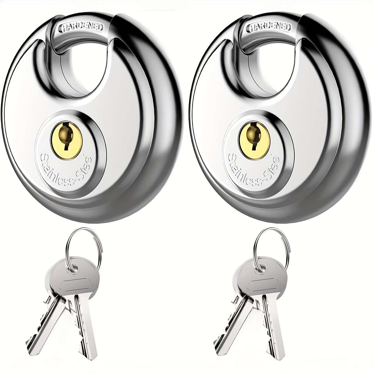 Car Lock Color Silvery Quantity2Pcs