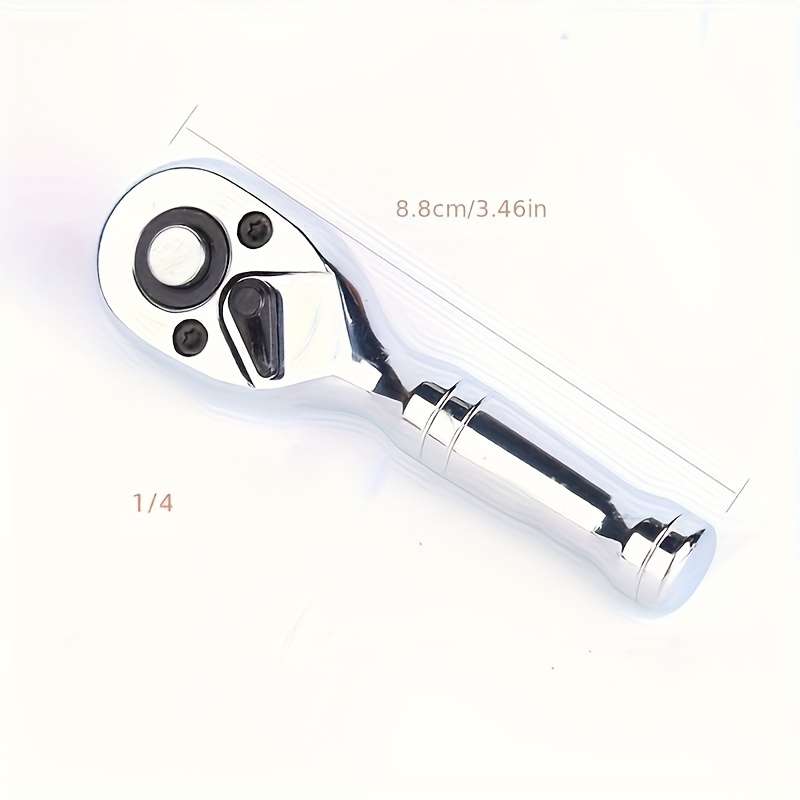Short-Handle Quick-Release Ratchet Wrench