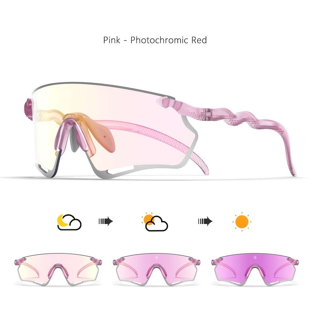 Cycling Glasses Color Blue  Photochromic Gray