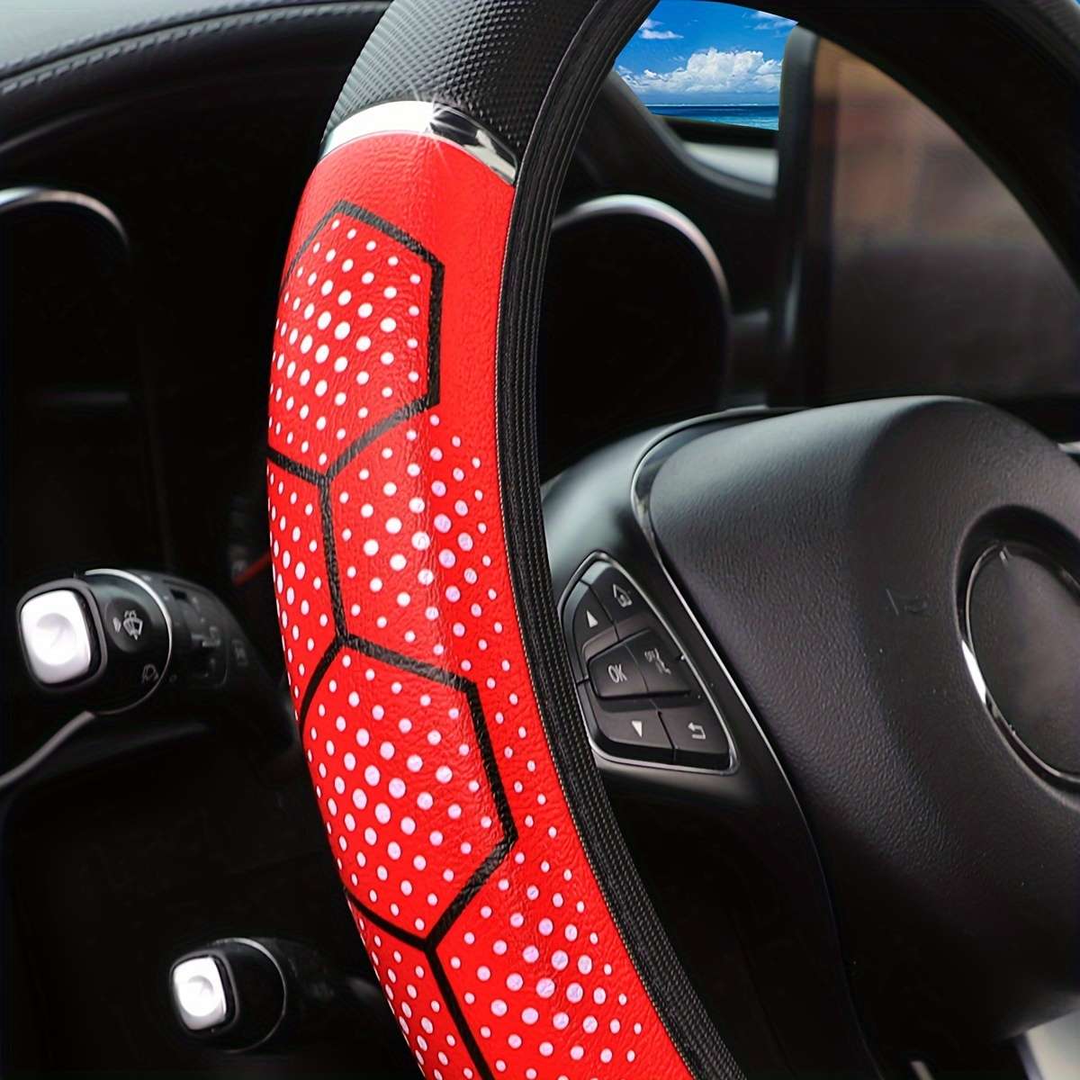 Car Steering Wheel Cover Blue