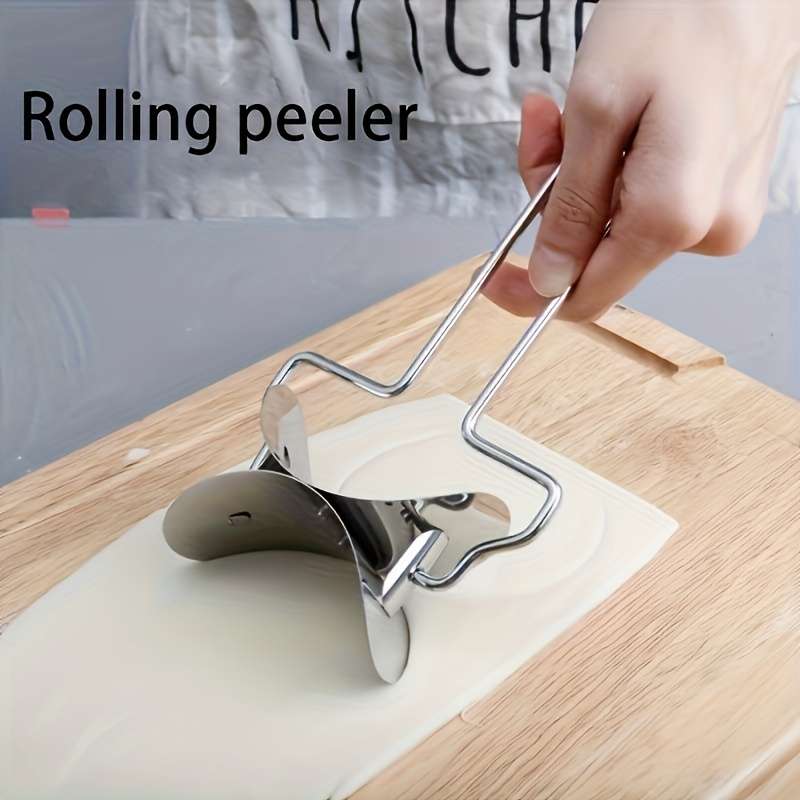 1pc Stainless Steel Dumpling Maker Round Dough Cutter and Dumpling Press DIY Kitchen Tool fo