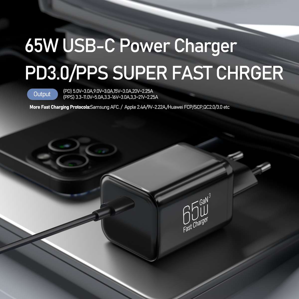Charger Color Eu White