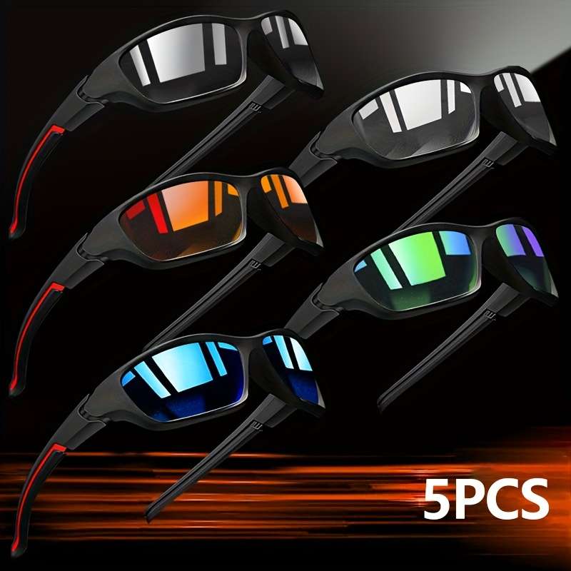 Glasses Color 2*Black2*Red2*Blue2*Green2*Night Vision