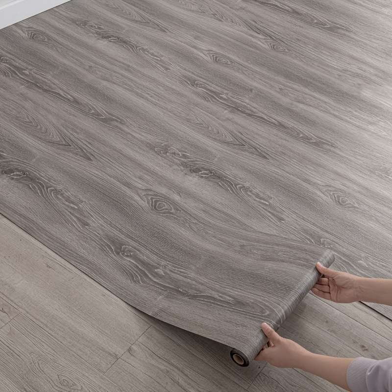 Self Adhesive Floor Stickers Medium Gray Oak 3Roll