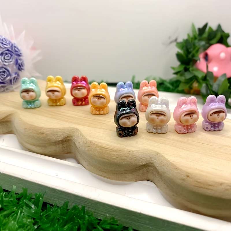 Car Interior Decor Items 7Pcs Mixed Color Three Dimensional Figures