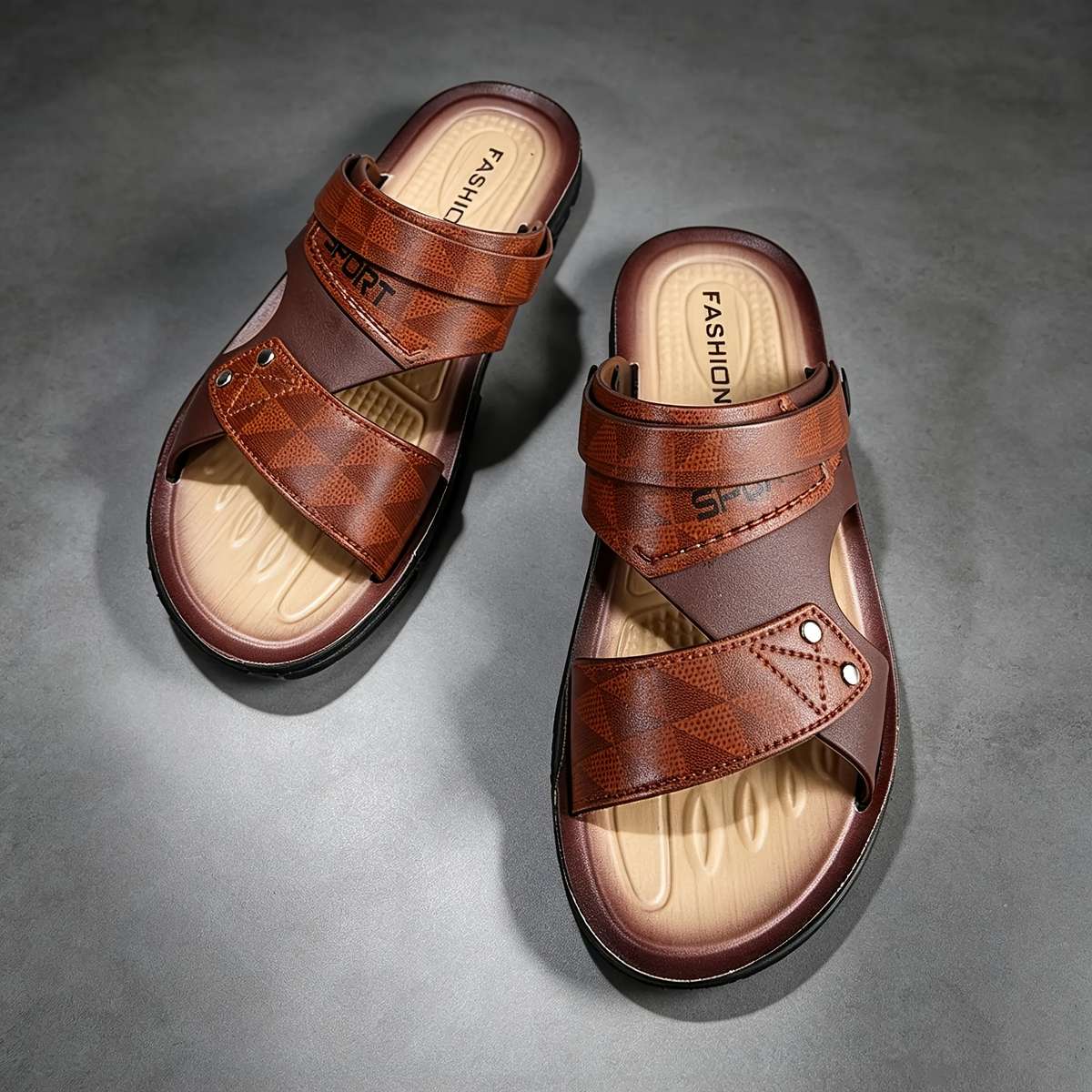 Sandals Color Light Brown 1 Size Uk 11