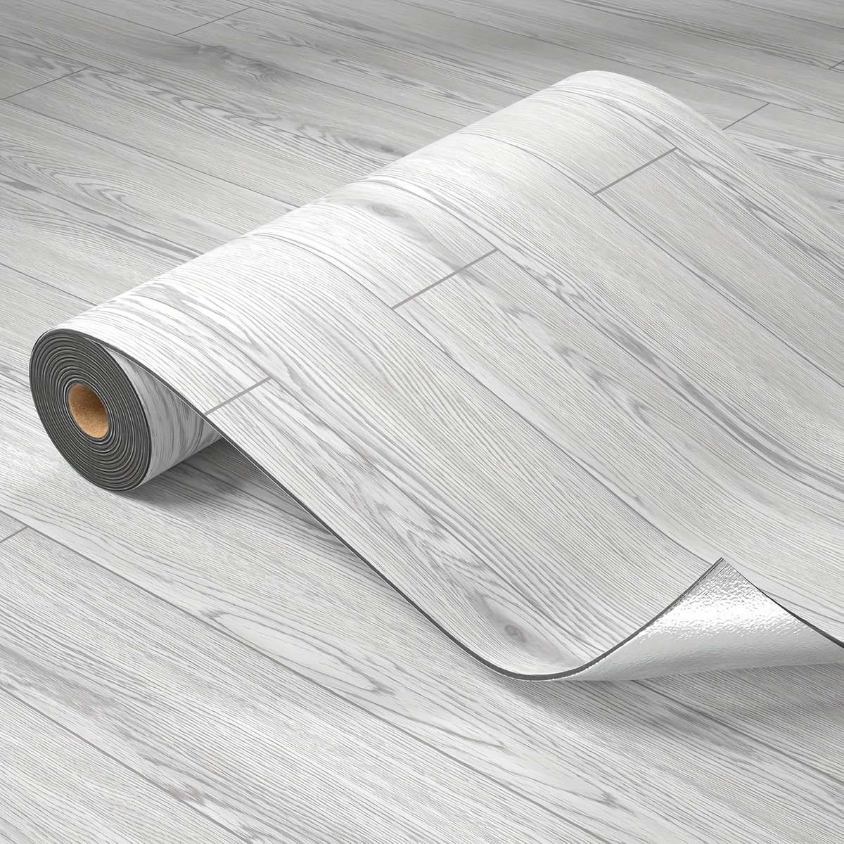 Self Adhesive Floor Stickers Light Grey 2 Rolls