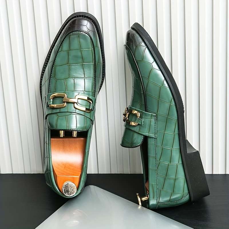 Mens Leather Shoes Color Blue Sizeuk 7
