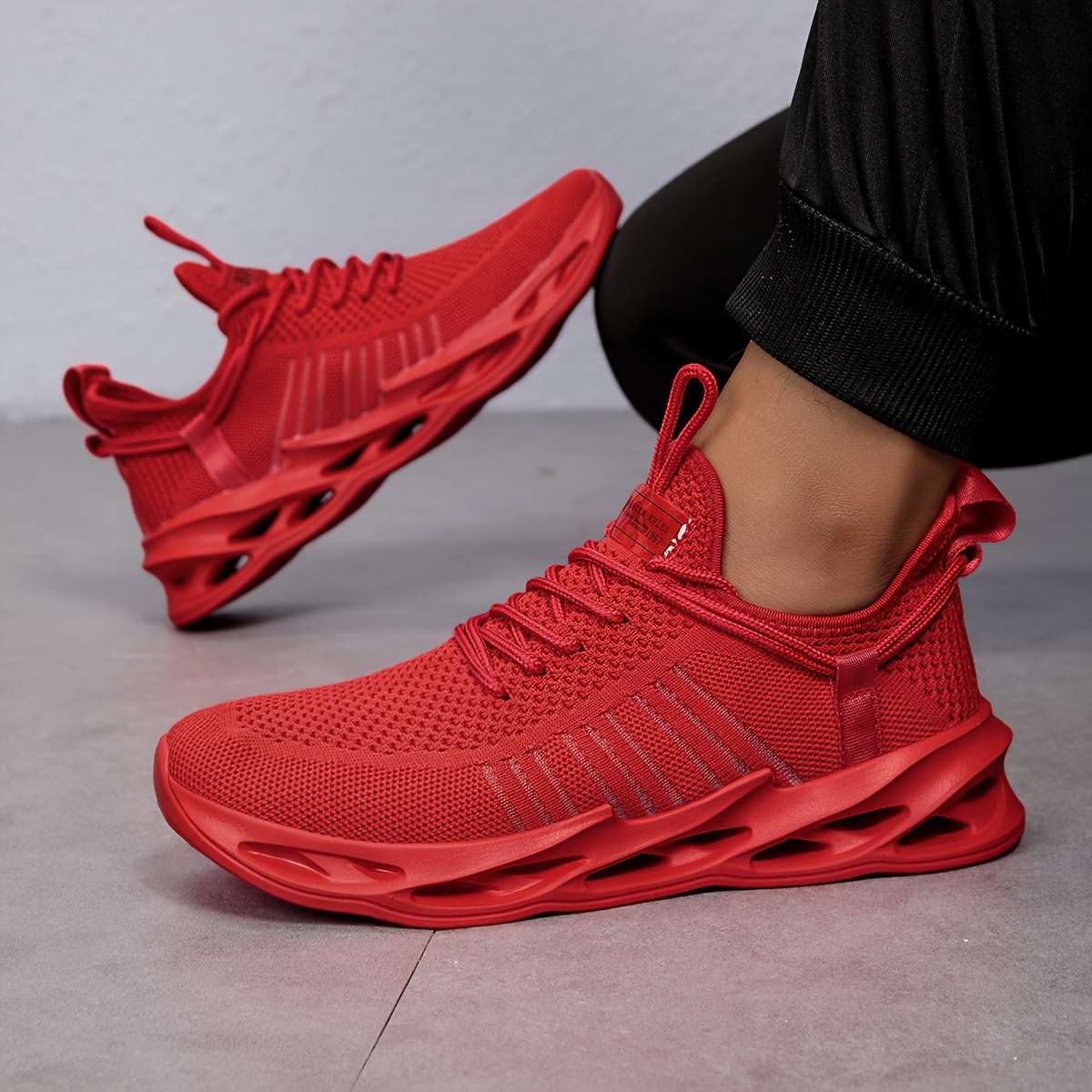 Sneakers Color Red Sizeuk 7.5