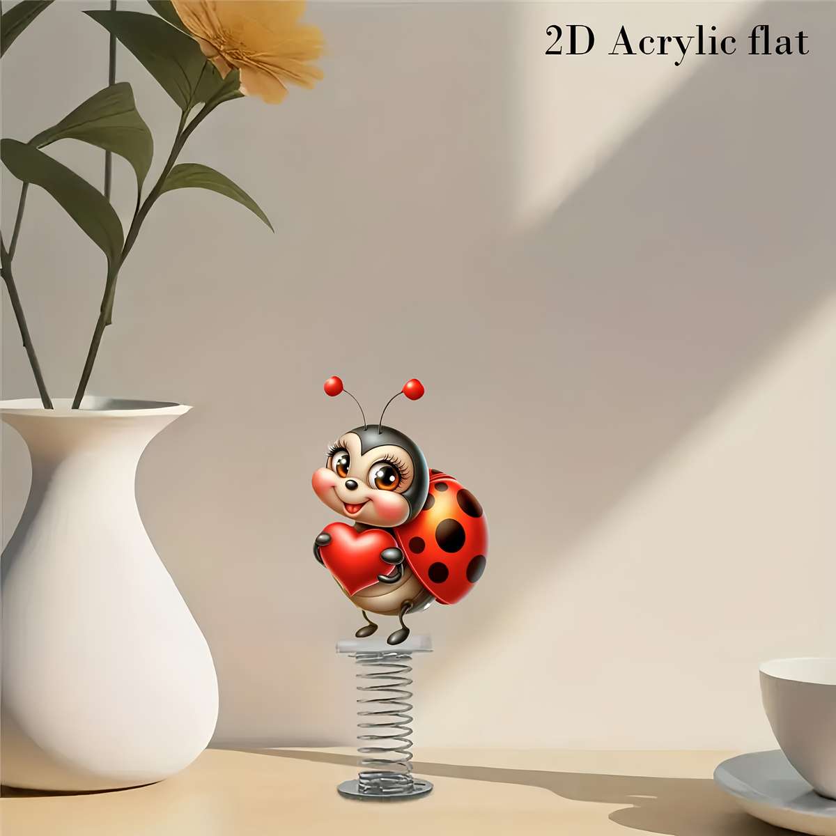 Car Interior Decor Style Love Ladybug