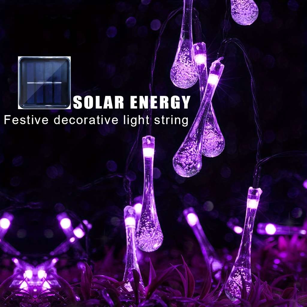 Christmas Lights Purple Light Quantity 5 Meters 20 Lights