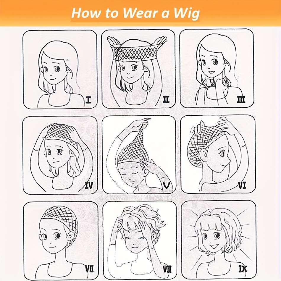Black Womens Wigs Hair Length 10.16Cm