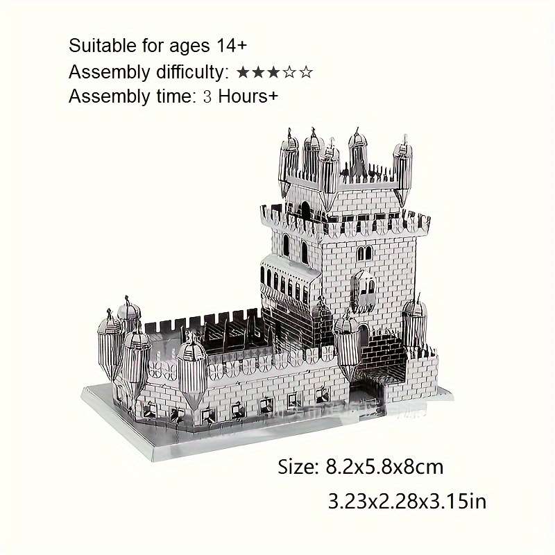 Building Toy Architectural Model Toy Set Items Belem Tower