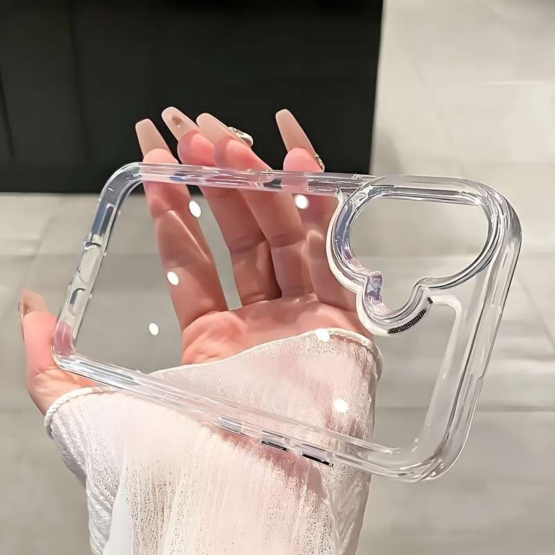 1pc Transparent For iPhone 15 Plus Ultra-Thin Clear Tpu Case