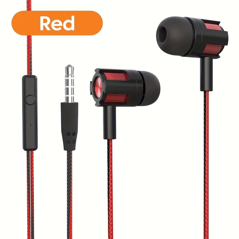 Wired Headphones Blue And White Line Blue Ear