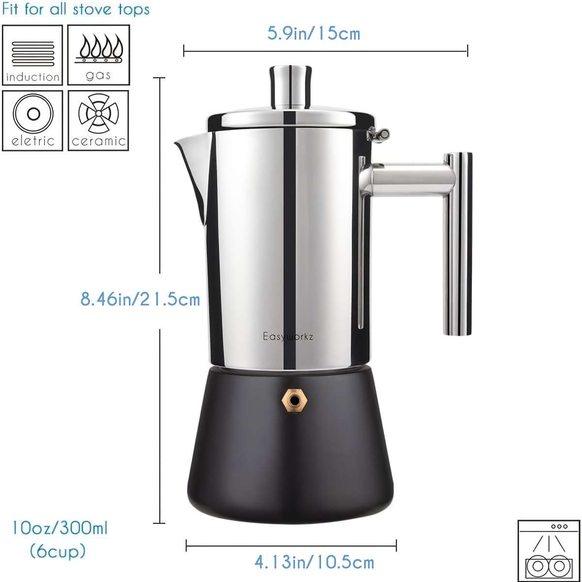 Kettle Capacity 300Ml6 Cups