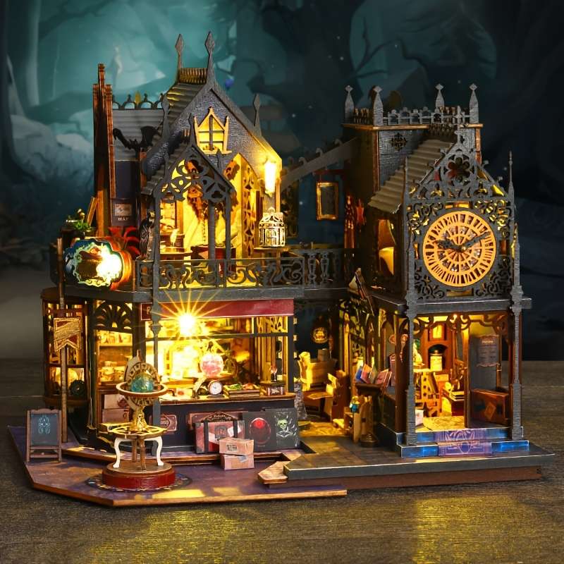 3D House Puzzle Model Style Holo Magic City