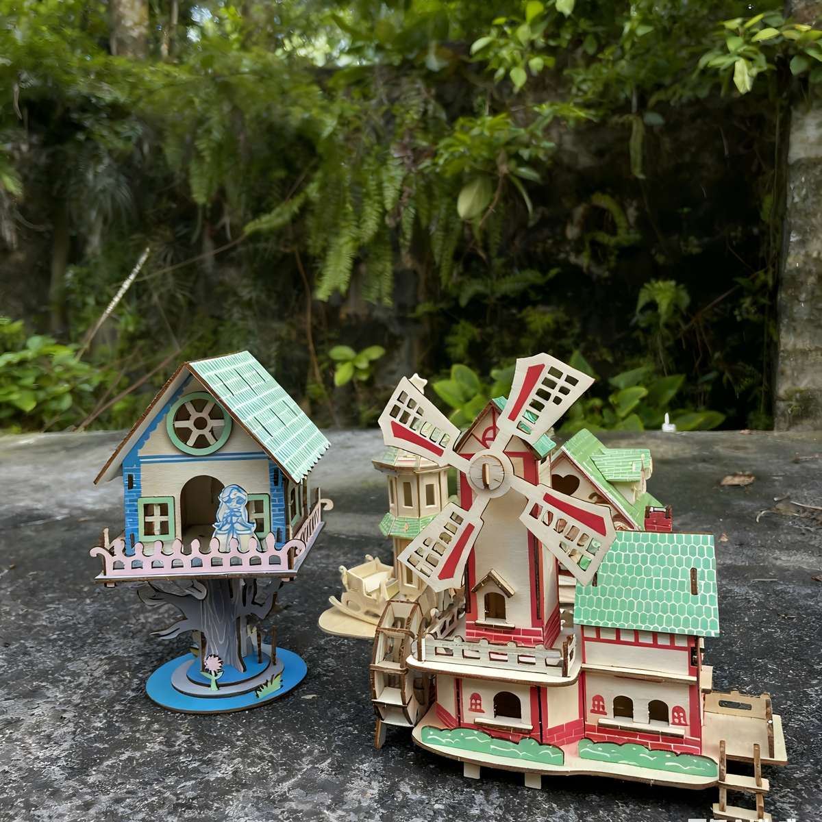 3D House Model Ornaments Items Mill Cottage