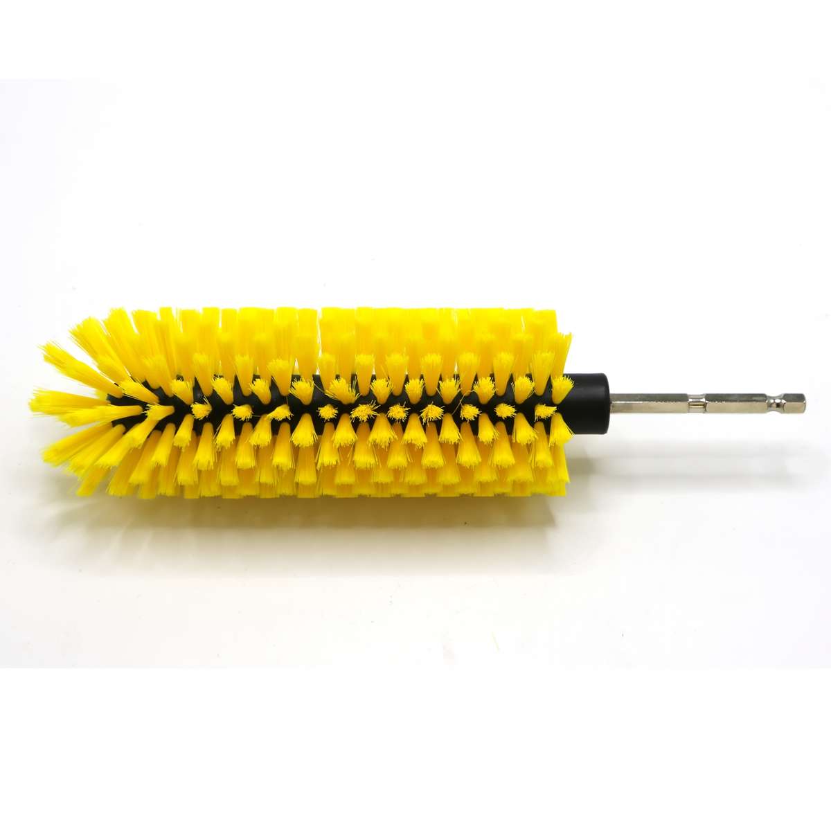 Soft-Bristled Long-Handled Drill Brush Red