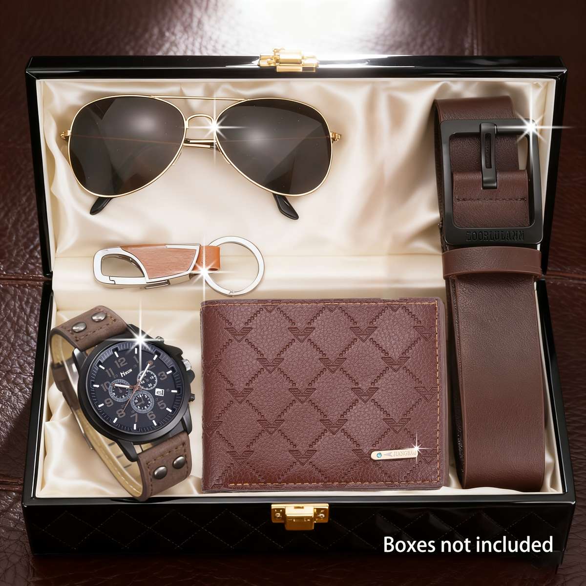5Pcs Set Of Including Classic And Easy Casual Wallet For Men