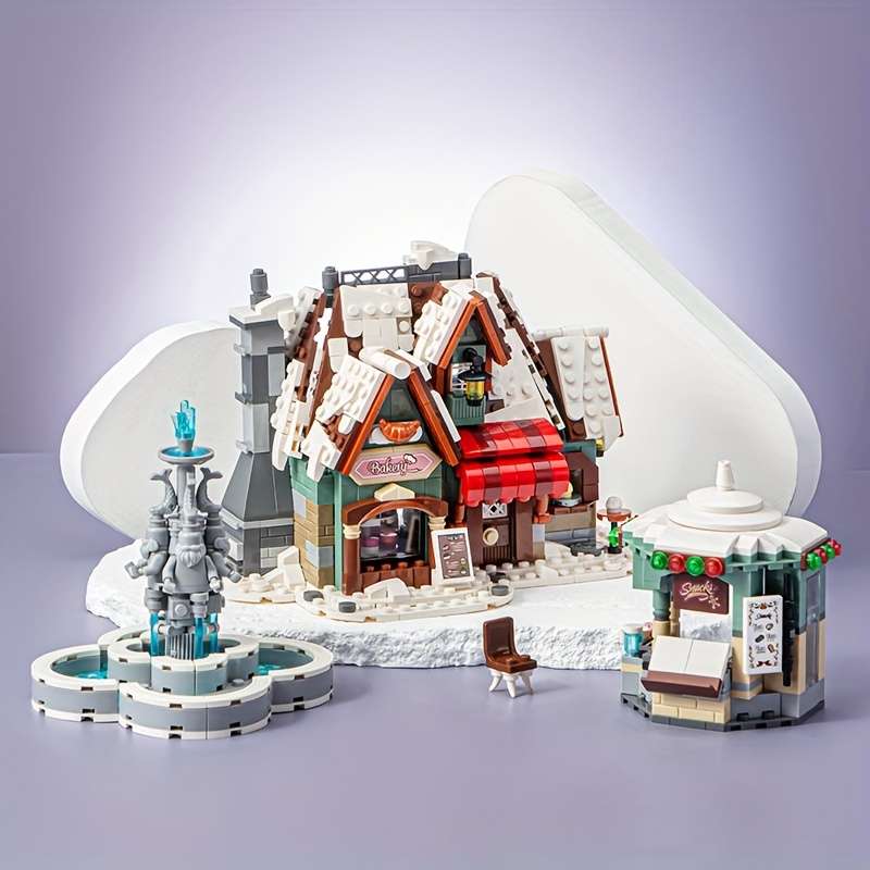 Building Toy Architectural Model Toy Set Style Santa S House