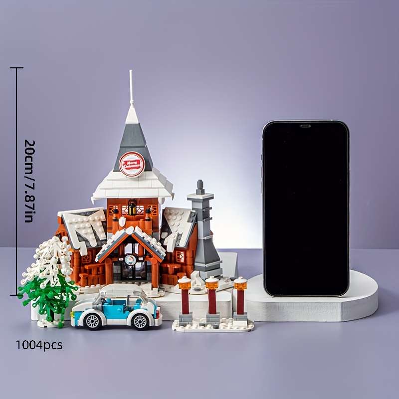 Building Toy Architectural Model Toy Set Style Santa S House