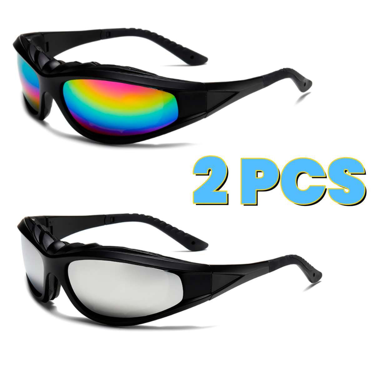 Cycling Glasses Color C5 Silvery  Black Silvery