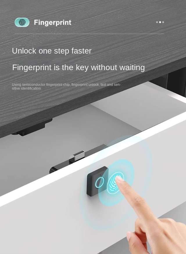 Lock Storage Can Record 10 Fingerprints   With Morse Code Emergency Unlock