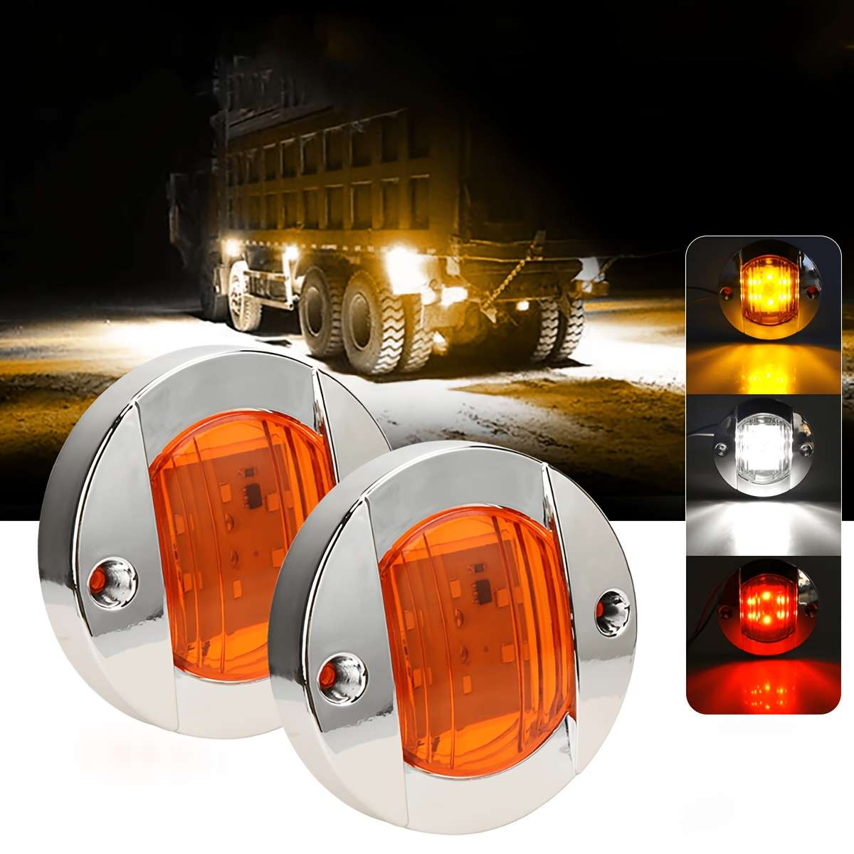 Car Lights Items 2Pcs Red