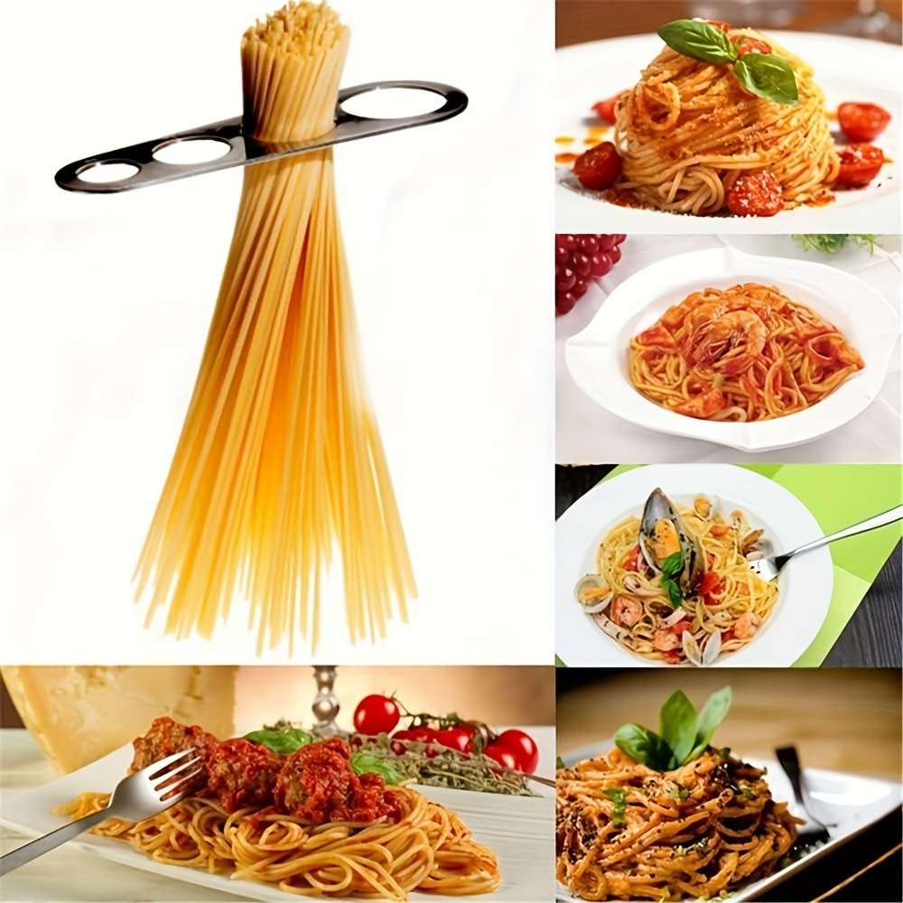 1pc Stainless Steel Pasta Measuring Spoon Durable Kitchen Tool for Portion Control Ideal for