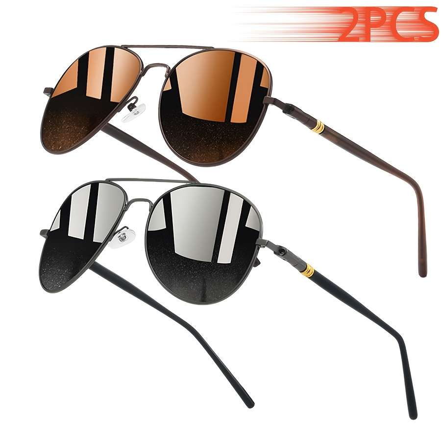 Cycling Glasses Color 2Pcs Black Gunframe