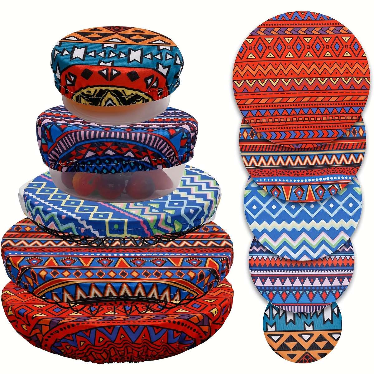 Food Cover Color Multicolor 02 Quantity 5 Pieces 5 Size