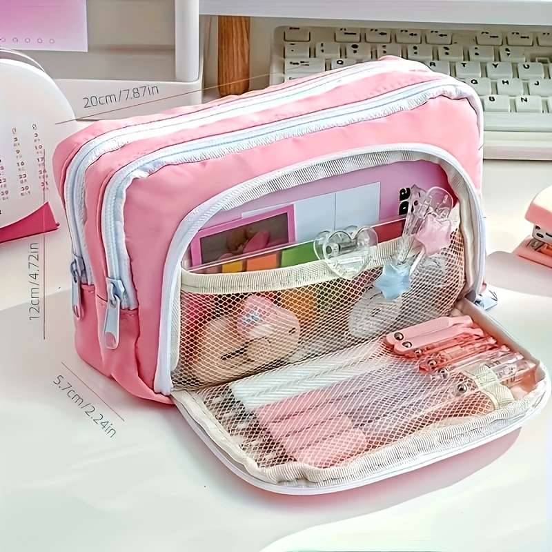 Storage Bag Color 3Pcs Ballpoint Pens