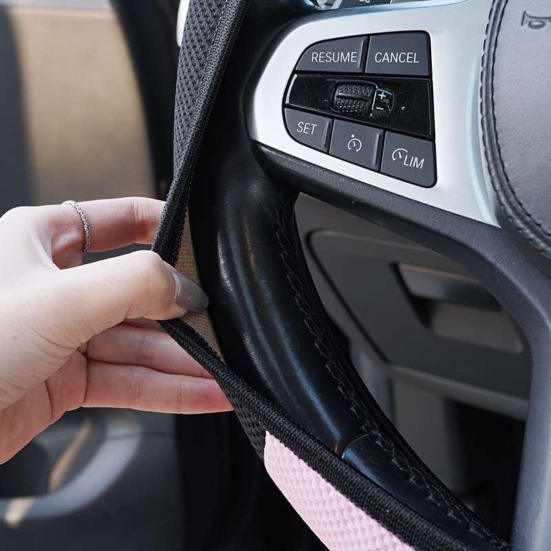 Car Steering Wheel Cover Red+White