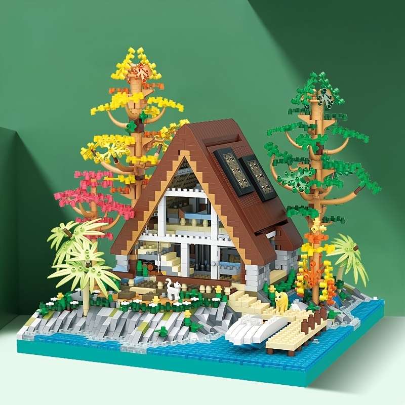 3D Building Model Puzzle Set Style 617