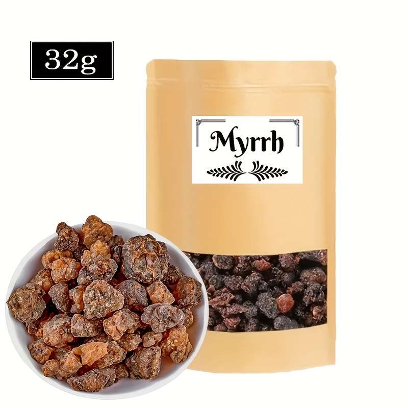 Natural Moroccan Sage Incense Myrrh Resin Material For Air Purification
