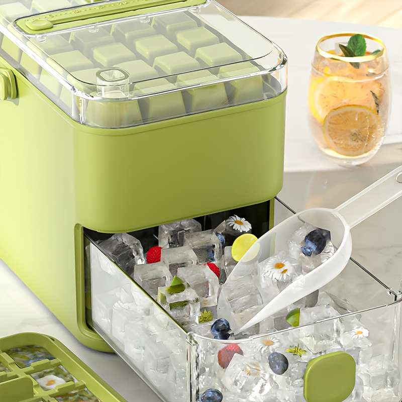 Sleek Portable Foodgrade Flexible Press Type Ice Cube Daily Beverage Use