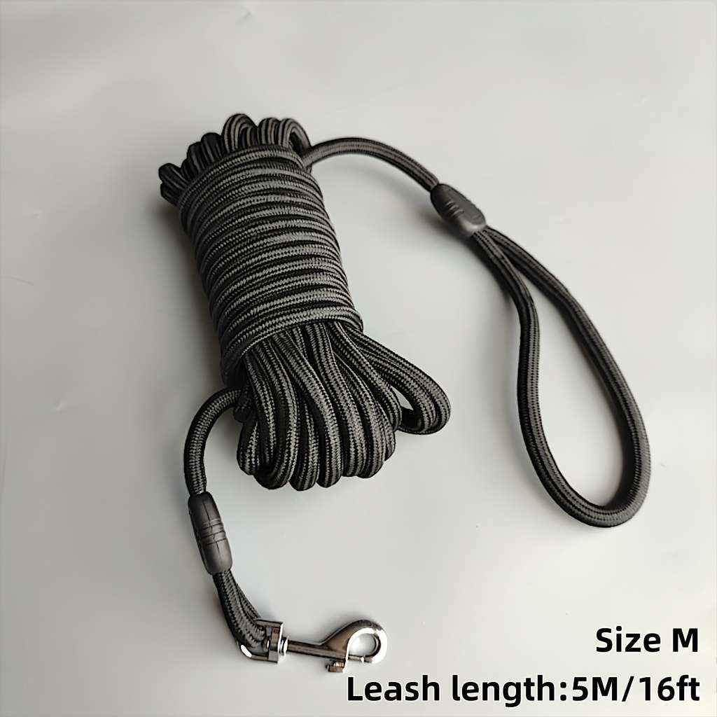 Dog Leash Color Black Size M