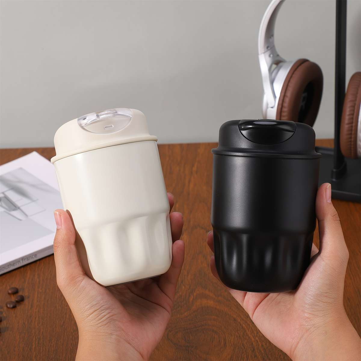 Water Cup Color Gradient Black Capacity260Ml