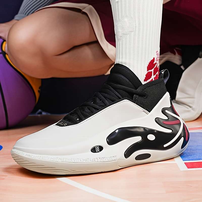 Basketball Shoes Color Black And White Sizeuk 5