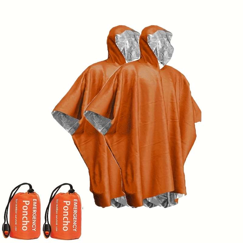 Raincoat 1 Green Raincoat  1 Green Drawstring Bag  Whistle