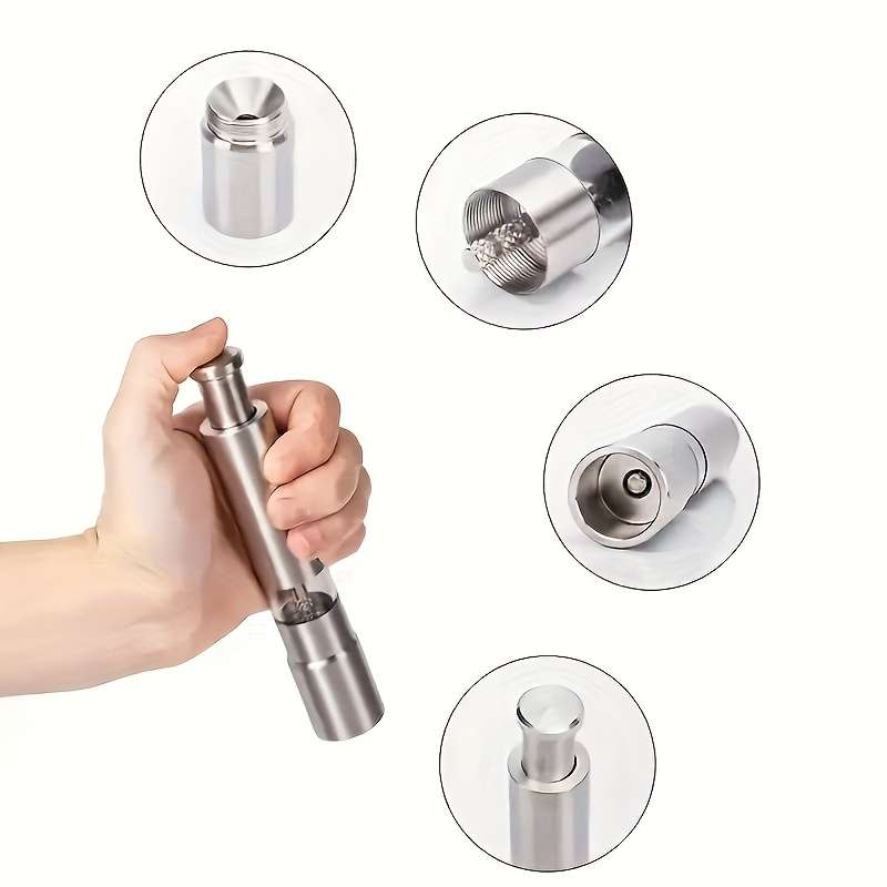 Grinder Color Silvery2Pcs