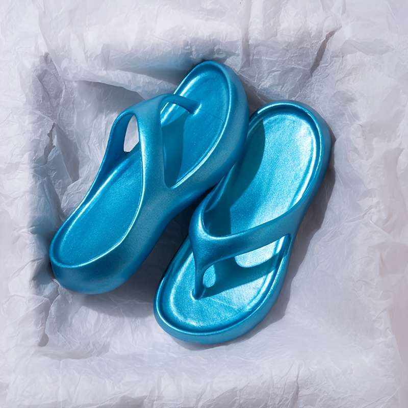 Ladies Summer Flip Flops White Uk 5