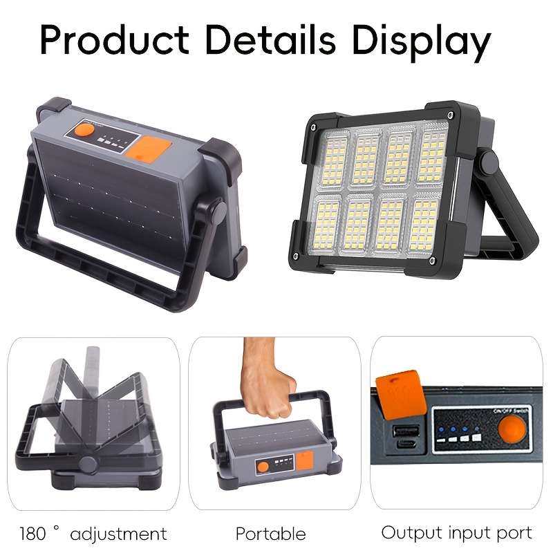 Solar Emergency Lights Color Grey