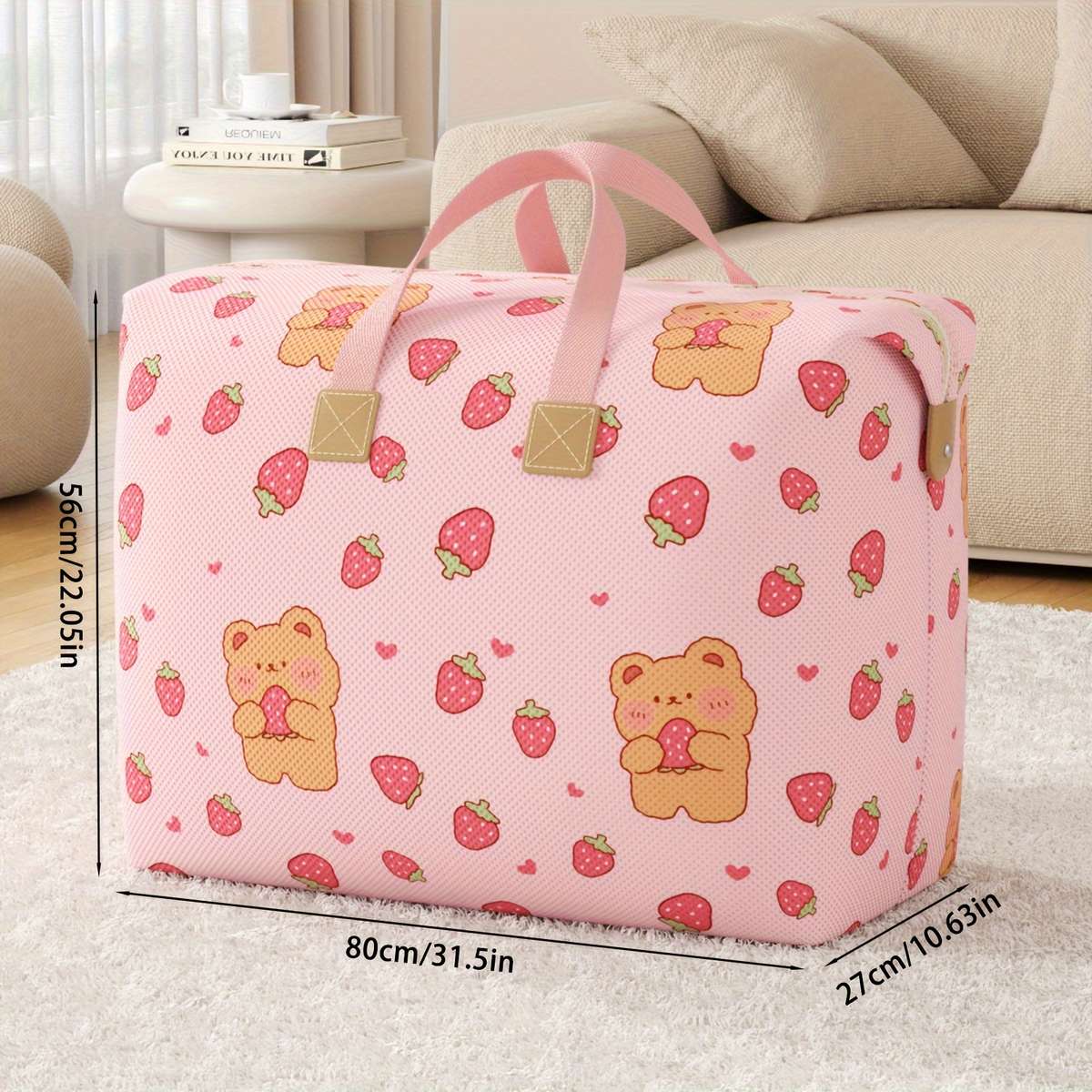 Youfen Large Capacity Pink Bear Organizer Size L