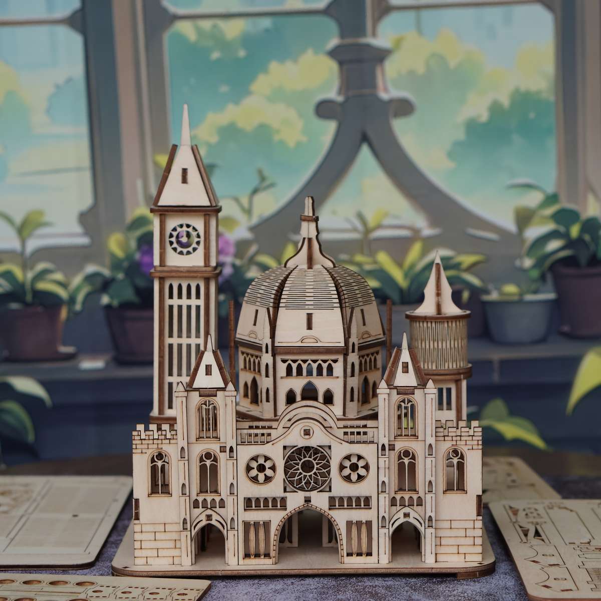 Building Toy Architectural Model Toy Set Items Castle