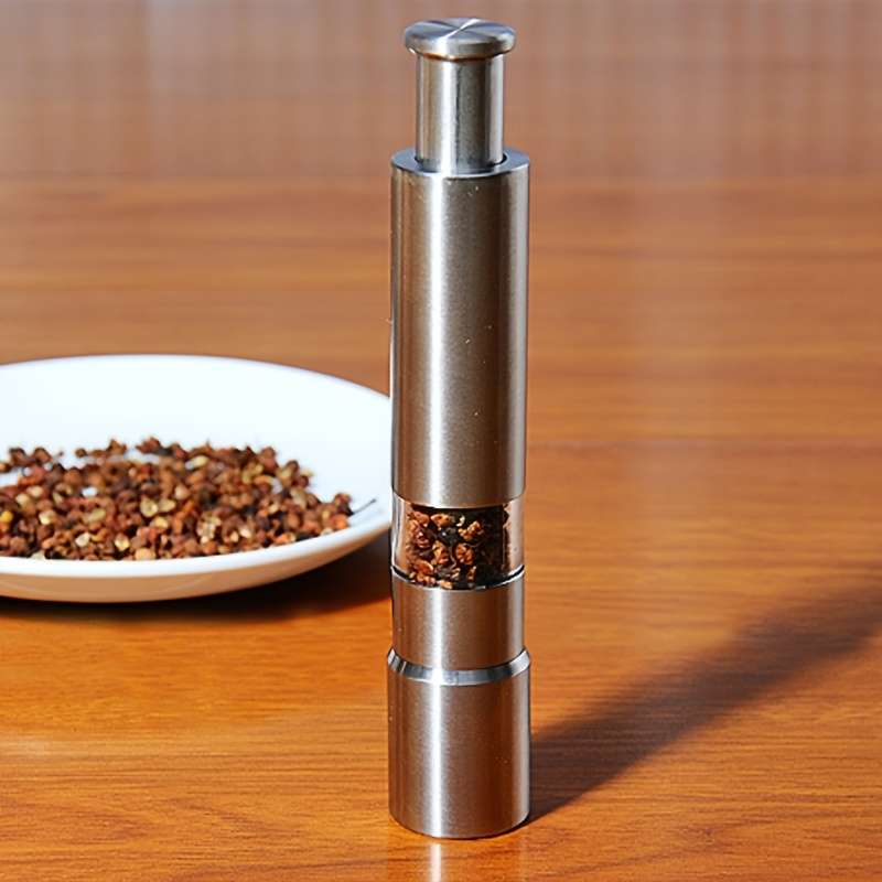 Precision Premium Artisanal Manual Spice Grinder Portable Thumb Press for