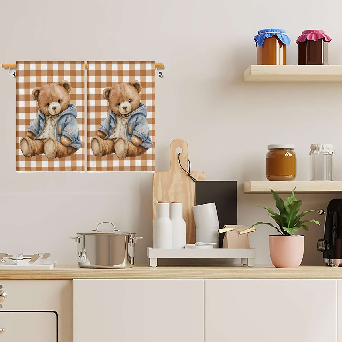 Rag Quantity Cute Bear 2Pcs