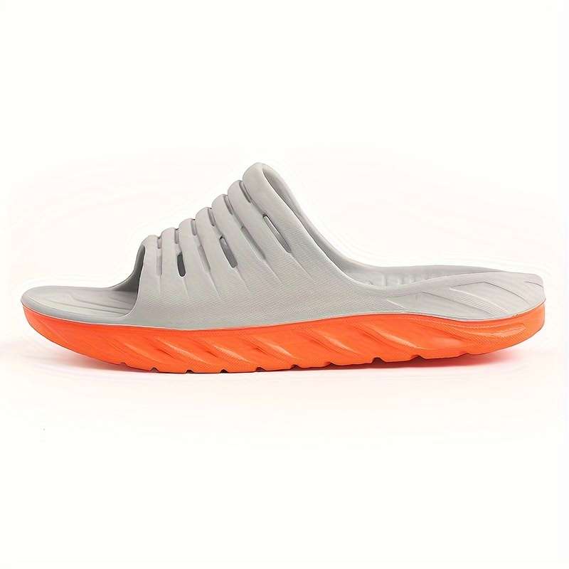 Men Slippers Summer Style Blue Orange Size Uk 7