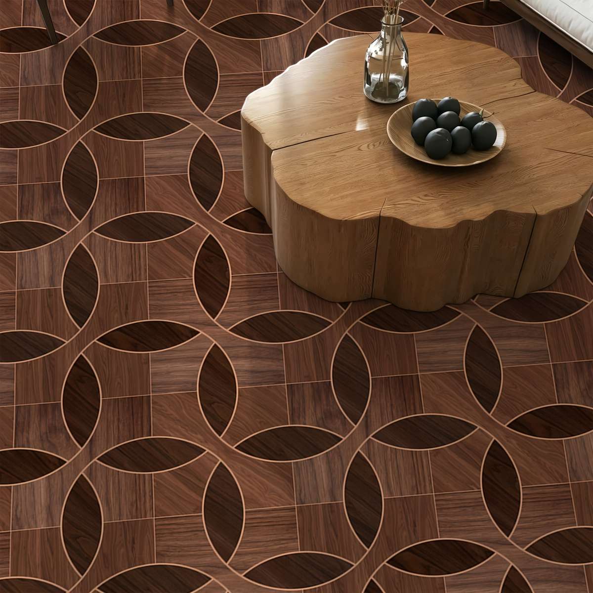 Self Adhesive Floor Stickers 40Cm*120Cm Wood Grain